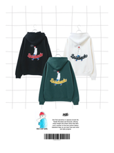 RED CAP GIRL Back Laidback Sagara - Embroidery Zip Hoodie